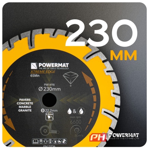 Tarcza diamentowa segmentowa 230mm pm-tdcs-2303t