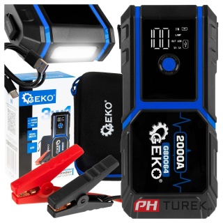 Urządzenie rozruchowe – JUMP STARTER 20000mAh 1000A LED QC3.0 12V