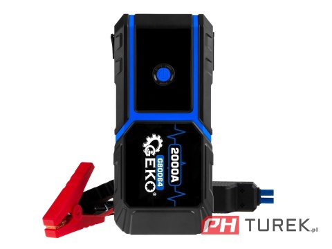 Urządzenie rozruchowe – JUMP STARTER 20000mAh 1000A LED QC3.0 12V