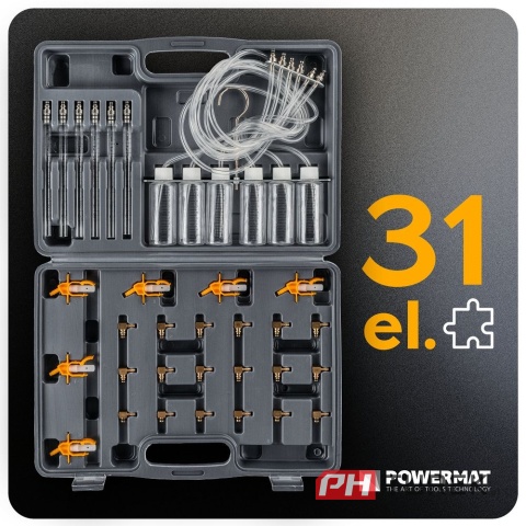 Zestaw diagnostyczny do wtryskiwaczy przelewowy PM-ZDWCR-31T