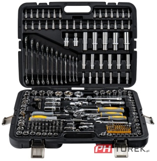 Zestaw kluczy nasadowych 216el. 1/2" | 1/4" | 3/8" pm-zknb-216su-pro