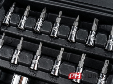 Zestaw kluczy nasadowych 216el. 1/2" | 1/4" | 3/8" pm-zknb-216su-pro