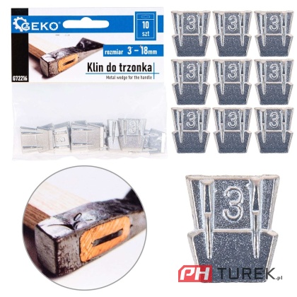Klin do trzonka r.3 do klinowania siekier, młotków