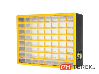 Organizer warsztatowy 64 szuflady 50×16×39 cm