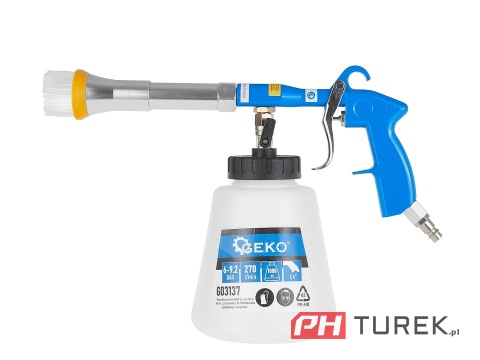Pistolet do prania tapicerki z adapterami - odkurzacz 6-9,2 BAR 1L