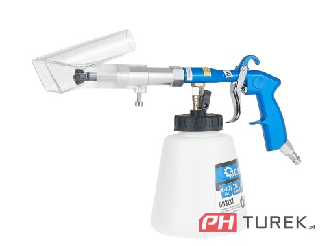Pistolet do prania tapicerki z adapterami - odkurzacz 6-9,2 BAR 1L