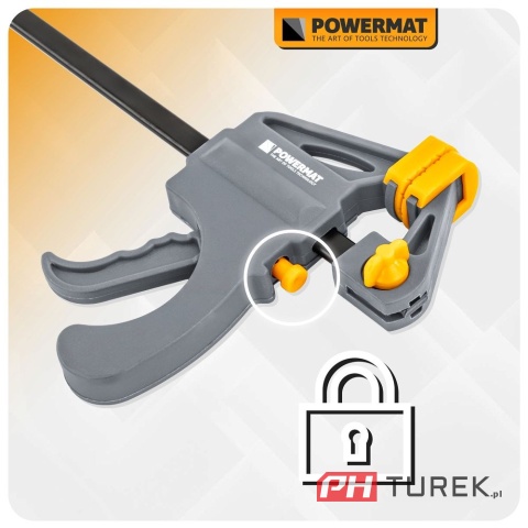 Ścisk stolarski 150x35mm szybkozaciskowy PM-SSD-M6T 24,5 cm