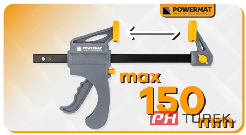 Ścisk stolarski 150x60mm szybkozaciskowy PM-SSD-6T 34 cm
