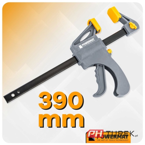 Ścisk stolarski 200x60mm szybkozaciskowy PM-SSD-8T 39 cm