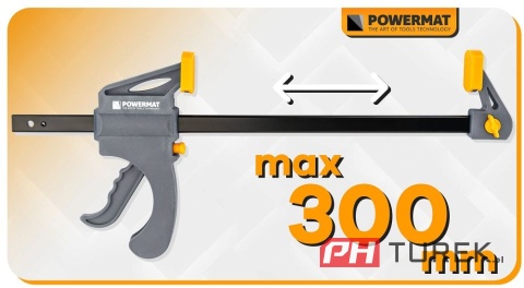 Ścisk stolarski 300x60mm szybkozaciskowy PM-SSD-12T 49 cm