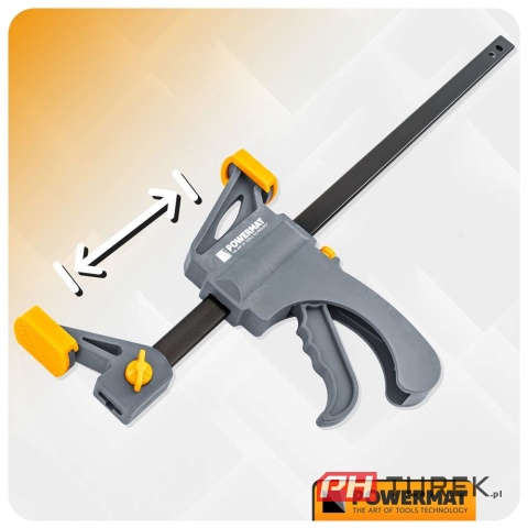 Ścisk stolarski 300x60mm szybkozaciskowy PM-SSD-12T 49 cm