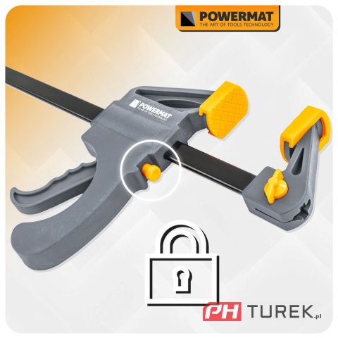 Ścisk stolarski 300x60mm szybkozaciskowy PM-SSD-12T 49 cm