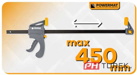 Ścisk stolarski 450x60mm szybkozaciskowy PM-SSD-18T 63 cm