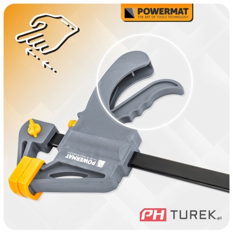 Ścisk stolarski 450x60mm szybkozaciskowy PM-SSD-18T 63 cm