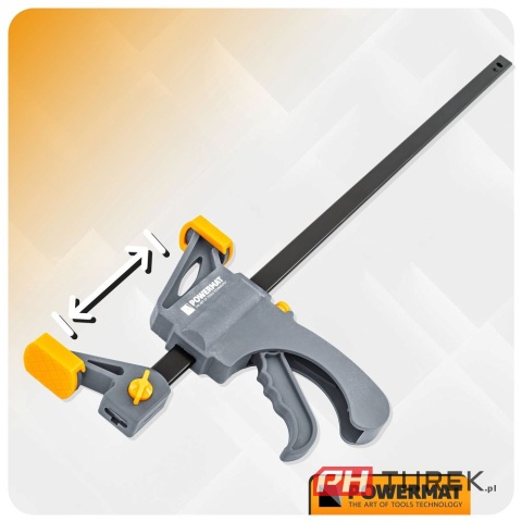 Ścisk stolarski 450x60mm szybkozaciskowy PM-SSD-18T 63 cm