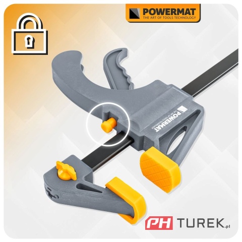 Ścisk stolarski 600x60mm szybkozaciskowy PM-SSD-24T 78 cm