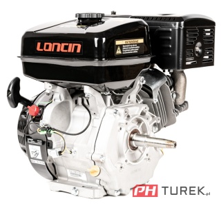 Silnik Loncin G420F-L wał poziomy stożek 22,2 mm / 110 mm 420 cm3 12,24 KM