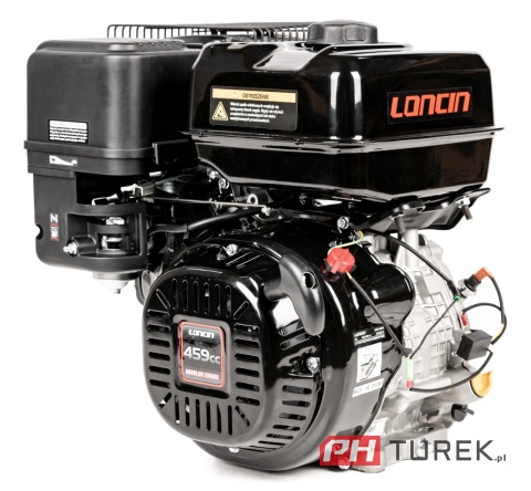 Silnik Loncin LC192F-A wał poziomy 25 mm / 62 mm 459 cm3 13,6 KM