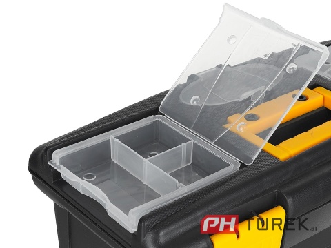 Skrzynka narzędziowa z organizerami plastikowa 12" 32 x 17,5 x 16 cm