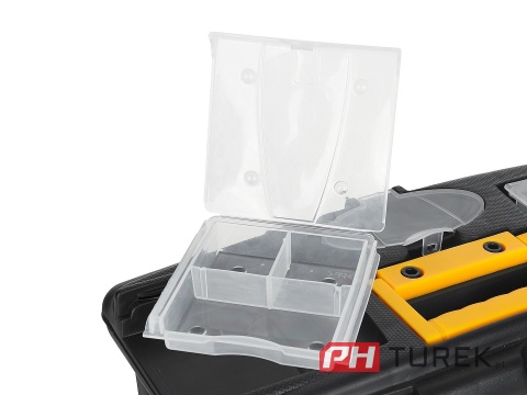 Skrzynka narzędziowa z organizerami plastikowa 12" 32 x 17,5 x 16 cm
