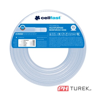 Wąż techniczny Cellfast ogólnego stosowania - zbrojony 12,5 × 2,5 mm 25 m